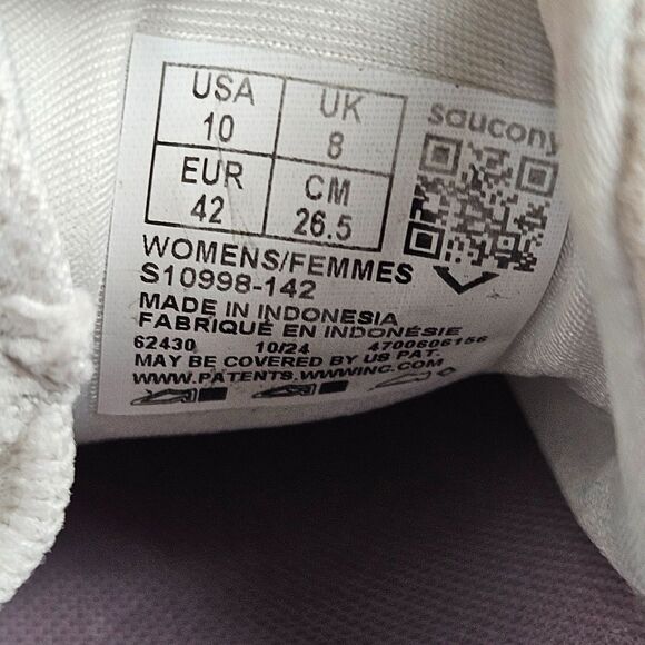 Saucony Guide 18 Moon Quail Womens Size 10 Cream Athletic Running Shoes Sneakers - Picture 12 of 14